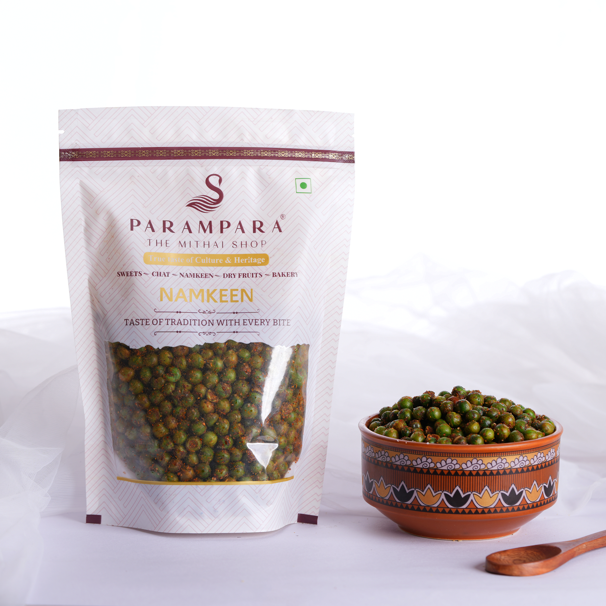 Roasted Green Peas (250 gms)